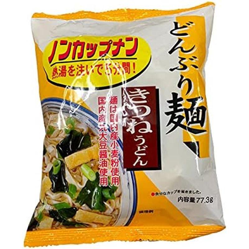 トーエー どんぶり麺・きつねうどん 77.3g １ケース（24入）