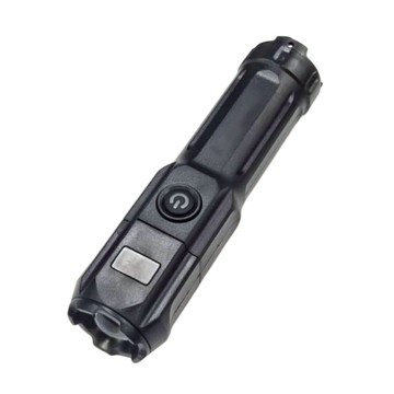 USB充電迷你手電筒 高清亮 LED 小型 手電筒 露營 宿舍 家用 強光迷你 隨身照明 小麥購物【S112】