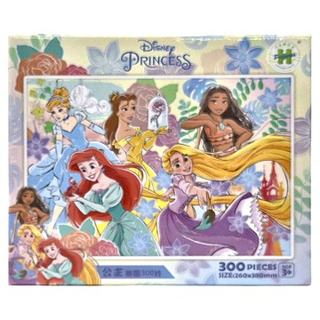 HUNDRED PICTURES 百耘圖 Disney Princess 拼圖 300片 260x380mm  公主9  1盒