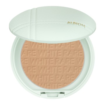ALBION白色Rare Air SPF40 PA++++ 03深米色。