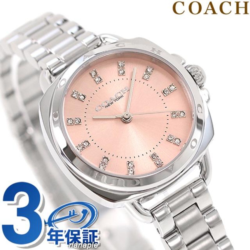 コーチ クオーツ 腕時計 ブランド レディース 14504152 アナログ ピンク | LINEショッピング