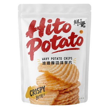 鮮覺 Hito potato 波浪厚切洋芋片 雞汁口味  110g  1個