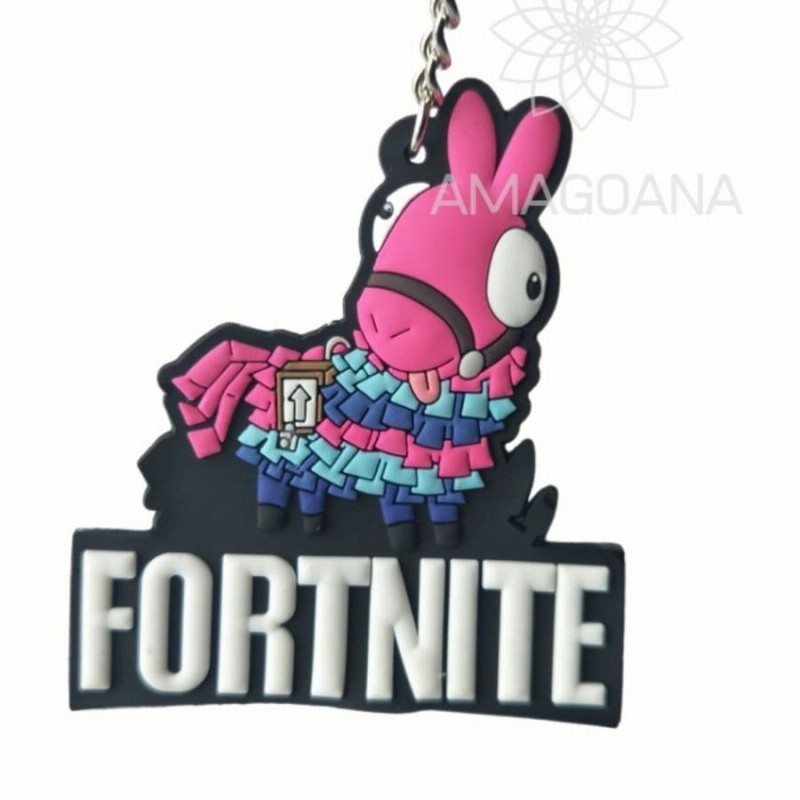 フォートナイト ラバー キーホルダー FORTNITE キーチェーン ラマ