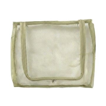 iSFun 旅行收納 摺疊網布透氣拉鍊旅行收納袋  草綠色  1個