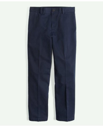Brooks Brothers Boys Stretch Cotton Twill Advantage Chino Pants | Navy | Size 6