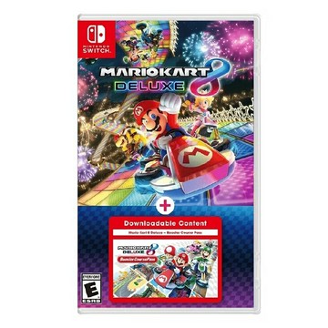 【AS電玩】NS Switch 瑪利歐賽車 8 豪華版 R + 擴充票 DLC 中文版 (國際版)