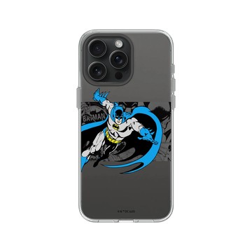 iPhone 15 Pro Max Clear 透明 - Batman 蝙蝠俠 - 復古漫畫插圖
