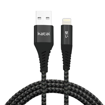 Katai Lightning 鍍鉻充電傳輸線/KAC2A200-BK