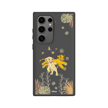 Galaxy S24 Ultra SolidSuit 黑 - Disney - Lion King 迪士尼-獅子王 - 辛巴與娜娜-Let's Play