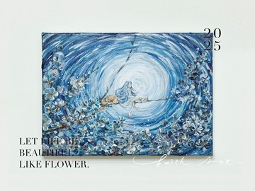 複製畫/Let life be beautiful like flower. 生如繁花