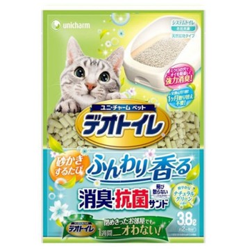 Unicharm除臭抑菌沸石砂-淡雅清香 3.8L【六包組】