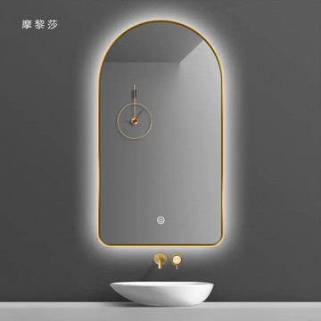 工廠現貨 免運 110v智能鏡 led鏡子 浴室鏡 發光鏡 帶燈鏡 掛鏡 輕奢帶框智能led發光鏡洗手間廁所鏡子除霧衛浴梳妝鏡衛生間鏡子特惠/開立發票 全館折扣 售後保障 j1216