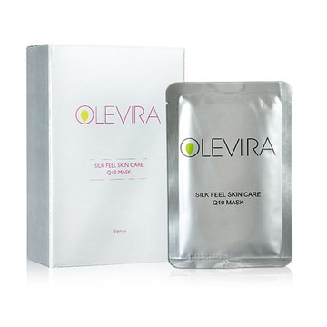 歐麗薇菈 蠶絲Q10面膜10片/盒  ( 來自台灣 天然萃取 )