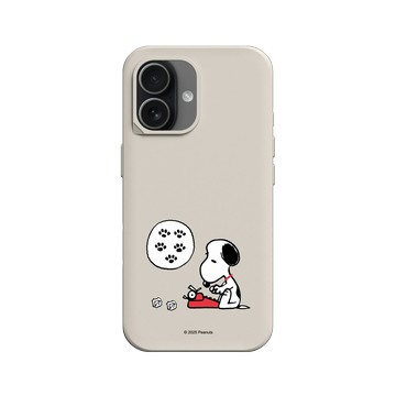 iPhone 17 SolidX 貝殼灰 - 史努比 Snoopy - Work from home