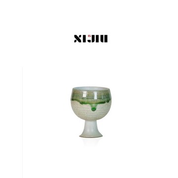 XIJIU · 小酒杯熱紅酒杯日式復古陶瓷創意手工高腳杯酒咖啡杯