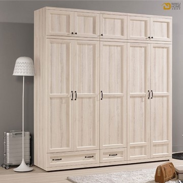 WAKUHOME 瓦酷家具 Shirley6.9尺被櫥式組合衣櫥(全組) 寬207X深57.5X高230(公分)