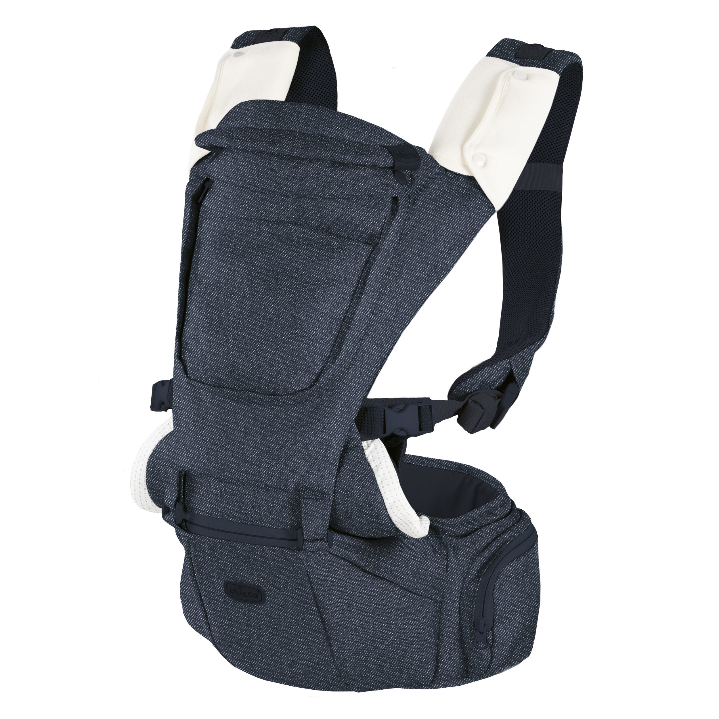 HIP SEAT輕量全方位坐墊/揹帶機能嬰兒揹帶-丹寧牛仔