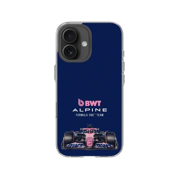 iPhone 16 Clear Case（相機按鈕） 透明 - Alpine - F1 BWT Alpine Formula One Team Car A525