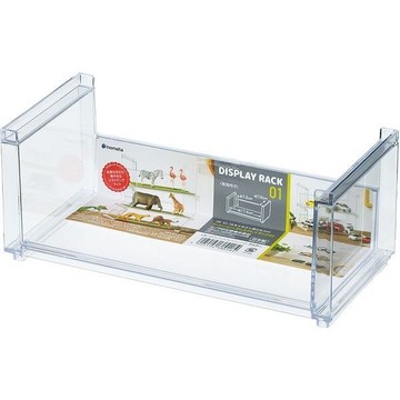 asdfkitty*日本製 INOMATA透明展示架-可疊放-小-收納 公仔.扭蛋.紙膠帶.顏料.首飾