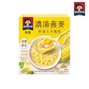 桂格 濃湯燕麥-奶油玉米風味(47gx5包)