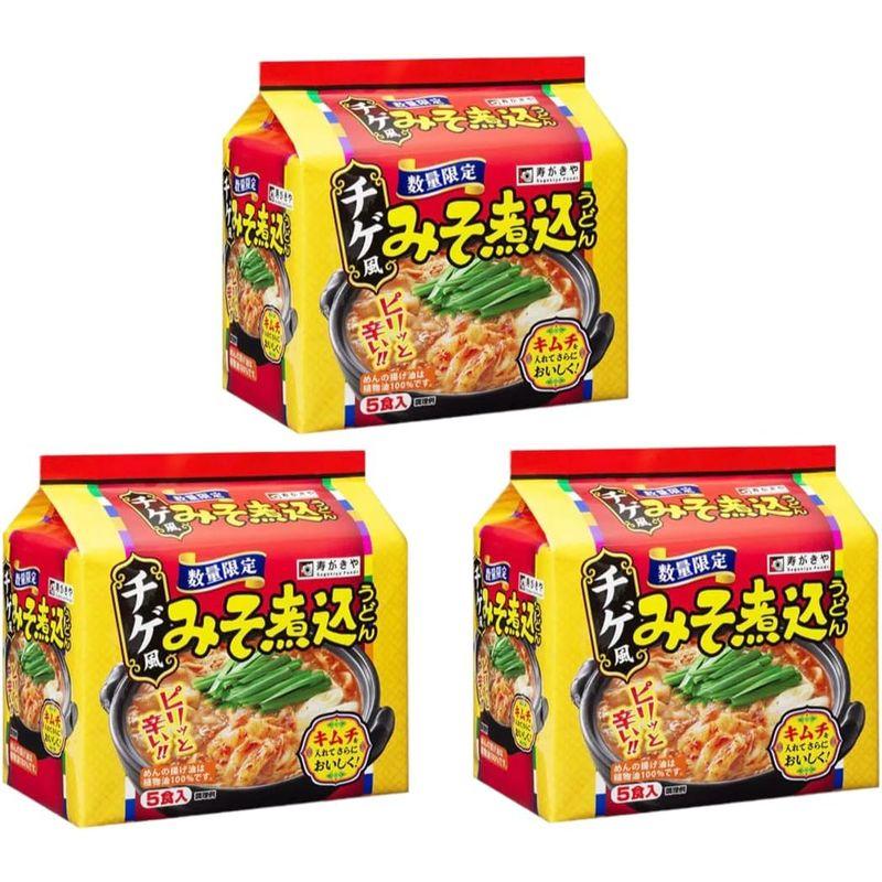 チゲ風 みそ煮込うどん 5食パック ×3