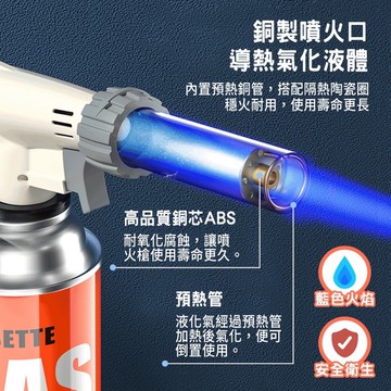 【合和】卡式噴火槍頭（瓦斯噴槍頭、露營點火器、燒烤、握壽司炙燒）