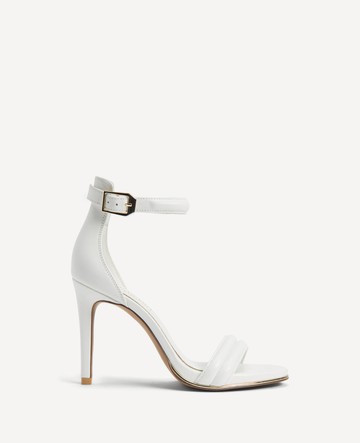 Kenneth Cole | Brooke Bridal Ankle Strap Heeled Sandal in Ivory, Size: 6