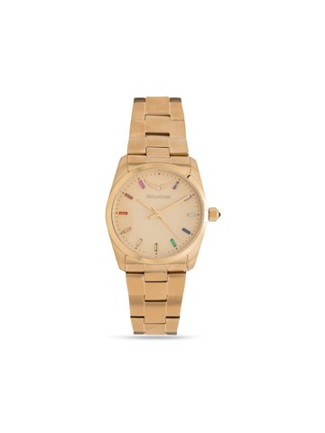 Zadig&Voltaire - Time2Love Rainbow 37mm - women - stainless steel/glass - One Size - Gold