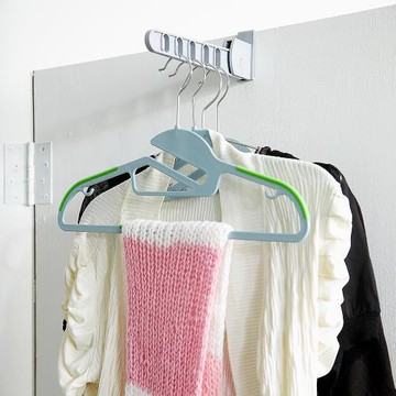 【Deukonig 德京】門背式多功能熨燙收納衣架