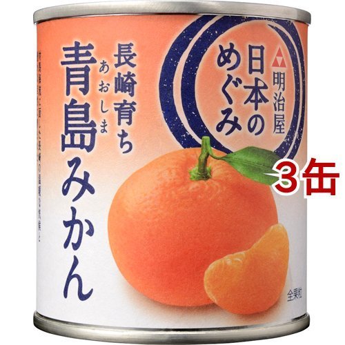 日本のめぐみ 長崎育ち 青島みかん 210g*3缶セット