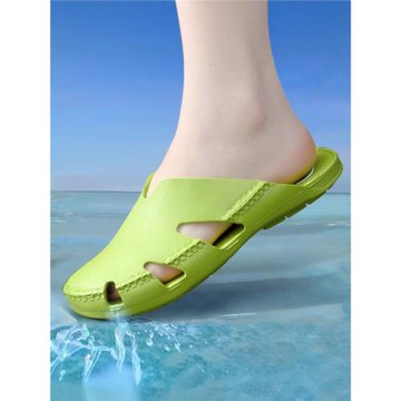 超防滑包頭越南拖鞋女透氣柔軟不磨腳休閑不臭腳西貢乳膠沙灘涼鞋