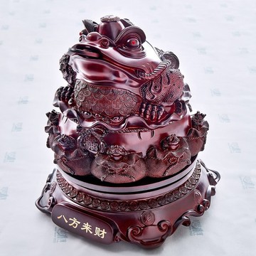 開運旺財三腳蟾蜍(含開光)招財、守財、旺財、防小人、風水鎮宅