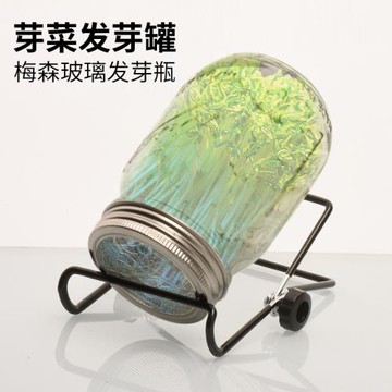 芽菜發芽罐 梅森玻璃發芽瓶 豆芽菜種植播種Sprouting Jar Kits