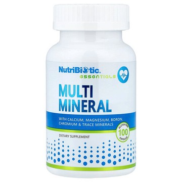 NutriBiotic, Essentials 多礦物質，100 粒無穀蛋白膠囊