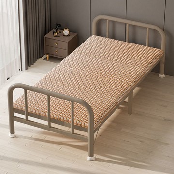 免運附發票 工廠直銷 可批發 折疊床單人床涼席透氣家用成人簡易鐵床午睡硬板宿舍辦公室午休床 出貨快CH8001