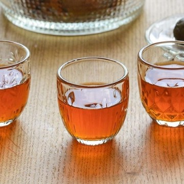 法國 La Rochere 百年玻璃工藝 風琴飾紋玻璃杯 100ml