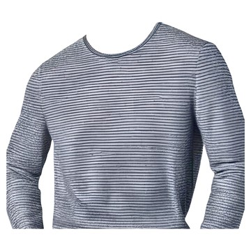 Meet Warm 單向導濕保暖發熱衣 2件  SGS認證  童圓領  寶藍/淺灰  男圓領XL  淺灰色