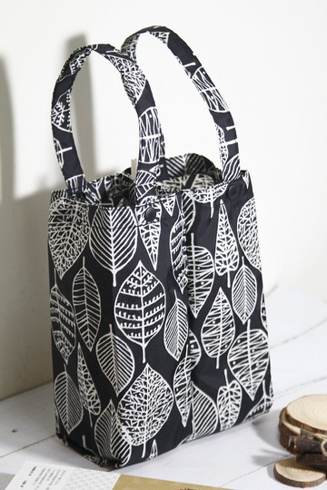 【Gi LAI】環保雙杯手提袋/情侶飲料袋-北歐柄