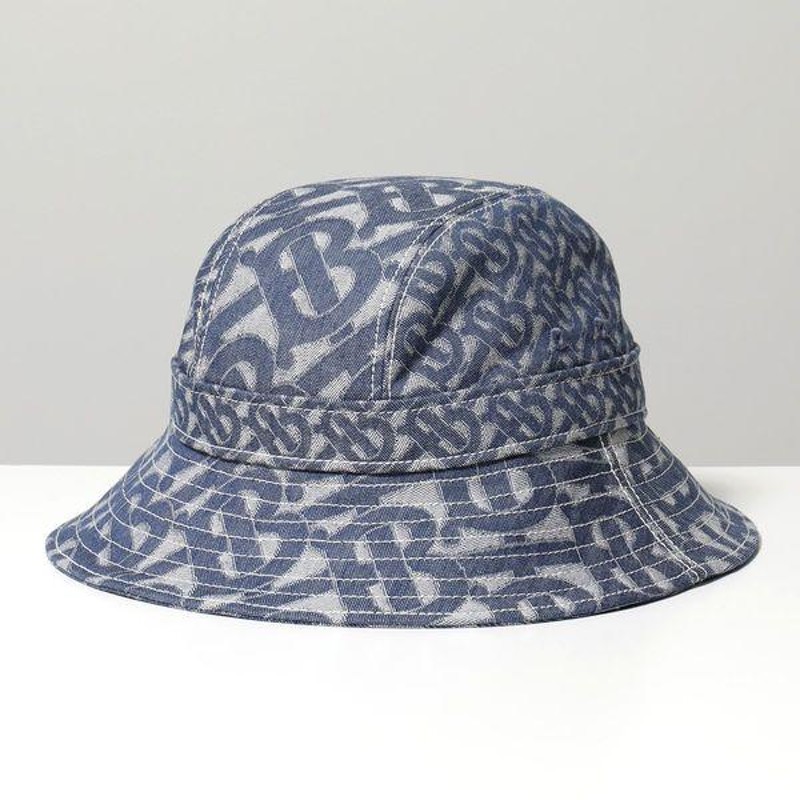 BURBERRY バーバリー バケットハット MONOGRAM PRINT DENIM BUCKET HAT