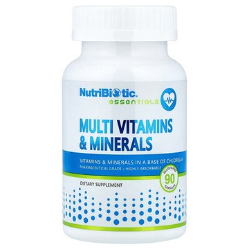 NutriBiotic, 必需，多維生素和礦物質，90 粒膠囊