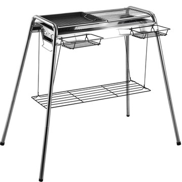 不銹鋼燒烤架戶外木炭燒烤爐家用野外全套工具加厚碳烤肉爐子架子