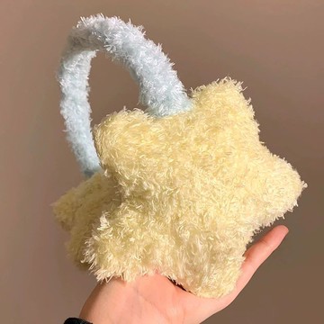 免運🔥可愛五角星ins耳罩保暖耳包騎行秋冬耳暖護耳耳套防凍毛絨冬季毛耳罩 毛絨耳套 防風耳罩 冬天耳套 耳罩 耳朵套耳