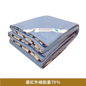 【卓瑩】奈米遠紅外線-藍莓千層毯被-四季-5x7呎