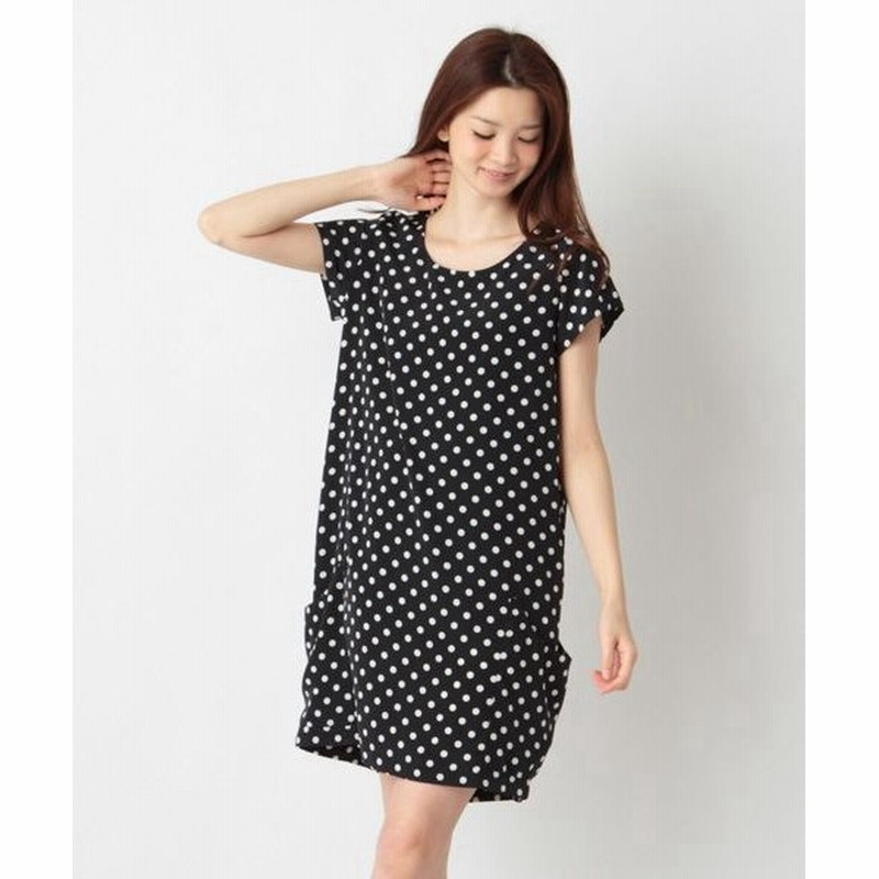 Ships For Women シップスウィメン ドット サイドポケット ワンピース 通販 Lineポイント最大0 5 Get Lineショッピング