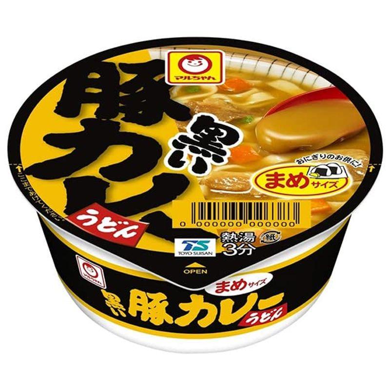 東洋水産 マルちゃん 黒いまめ豚カレーうどん 42g×24個入