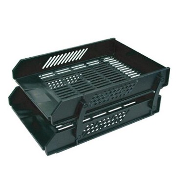 【文具通】DR 402# B4 活動二層公文架[籃] L3010376【領券滿額再折千12/31止】