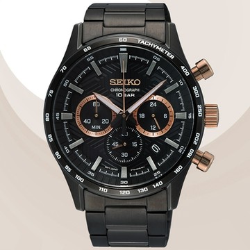 SEIKO精工 CS系列 台灣限定 時尚三眼計時腕錶 錶 手錶 送禮 8T63-00Y0U/SSB475P1