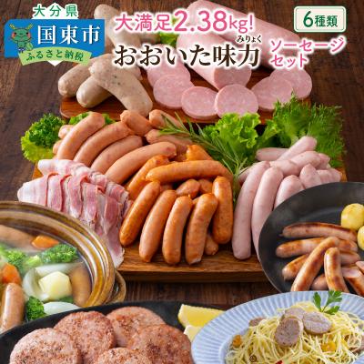 ふるさと納税 国東市 大満足2.38kg!おおいた味力ソーセージセット_1307R