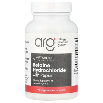 Metabolic Maintenance, 含胃蛋白酶的甜菜鹼鹽酸鹽，90 粒素食膠囊