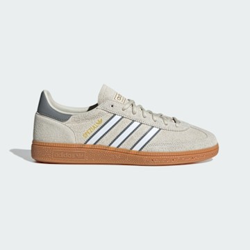 adidas 愛迪達 休閒鞋 女鞋 運動鞋 復古鞋 三葉草 麂皮 HANDBALL SPEZIAL 米白灰 JH5441